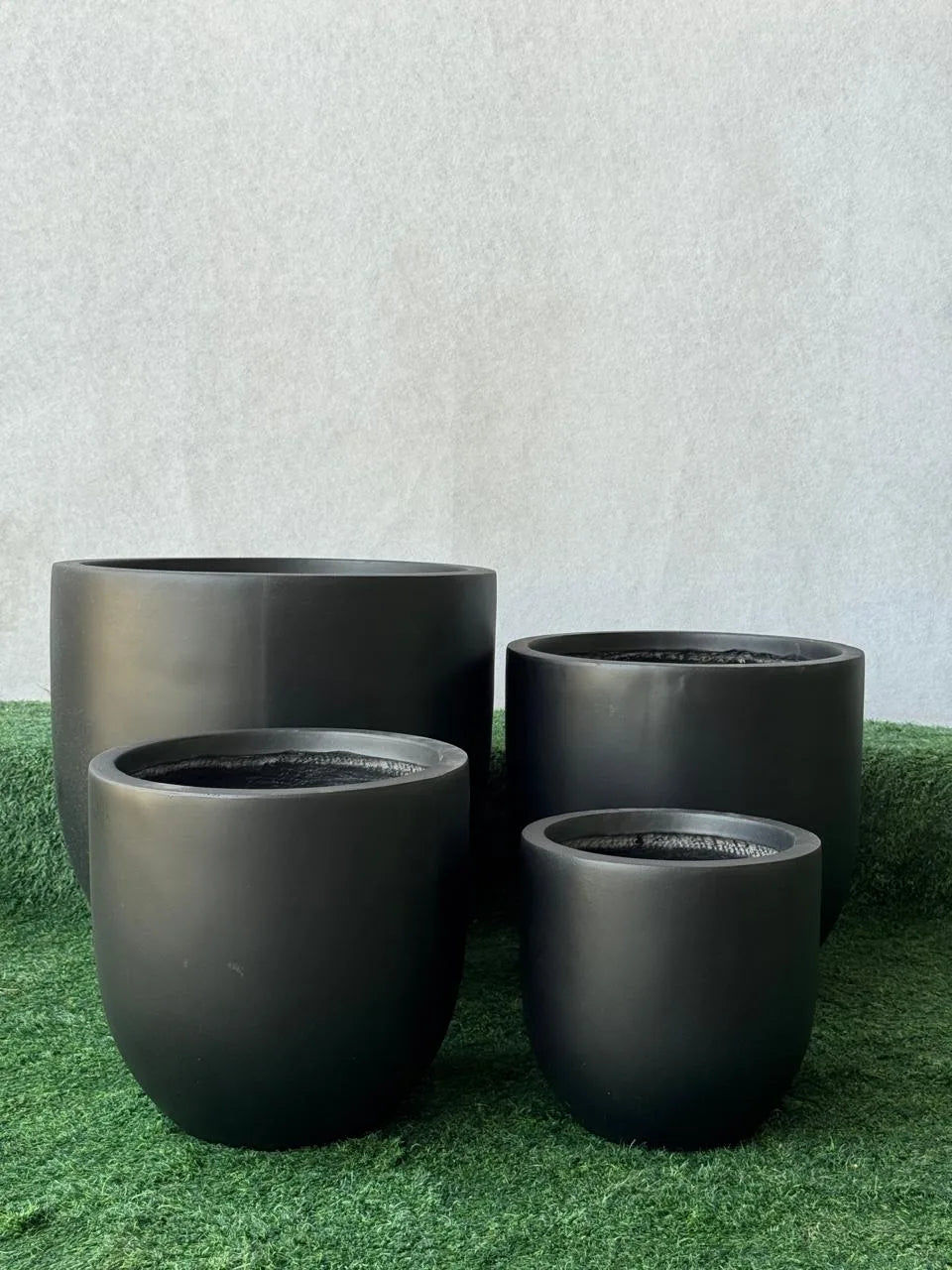 Matte Fiber Clay Pots
