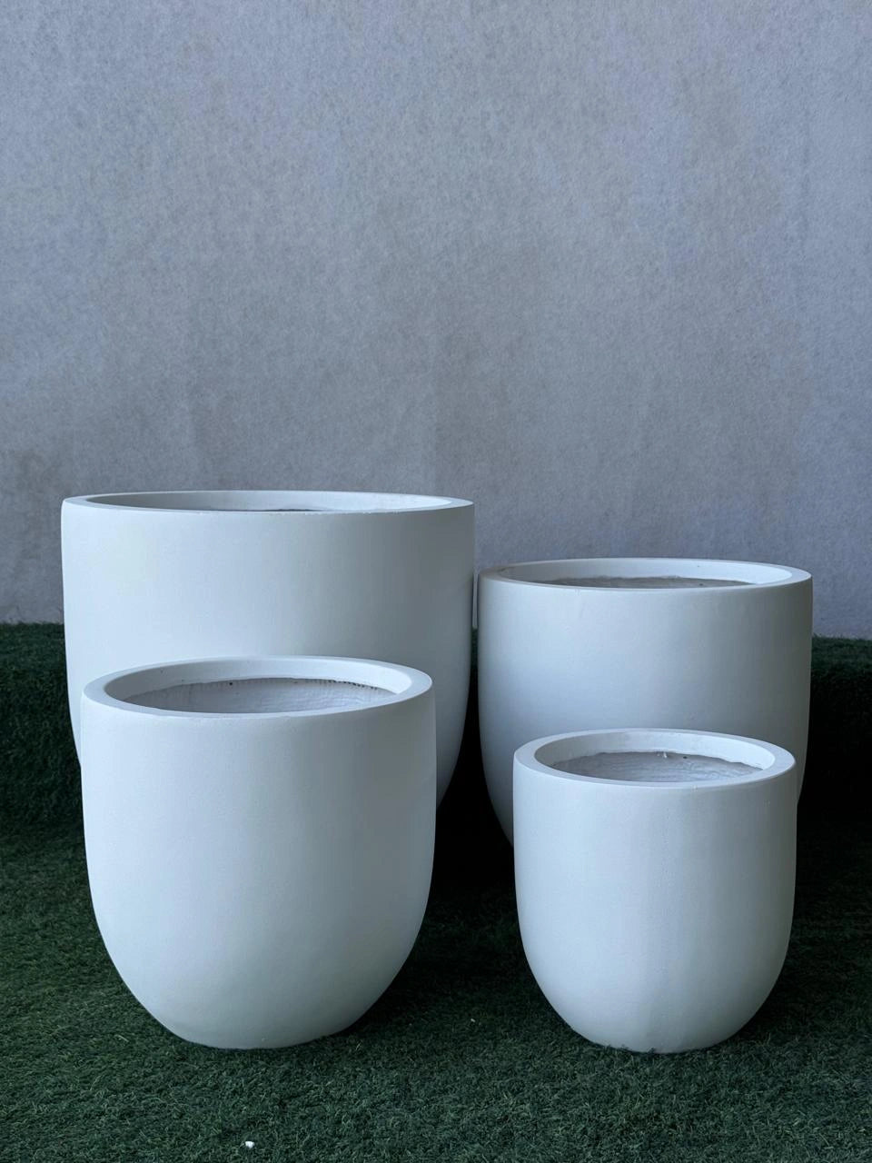 Matte Fiber Clay Pots
